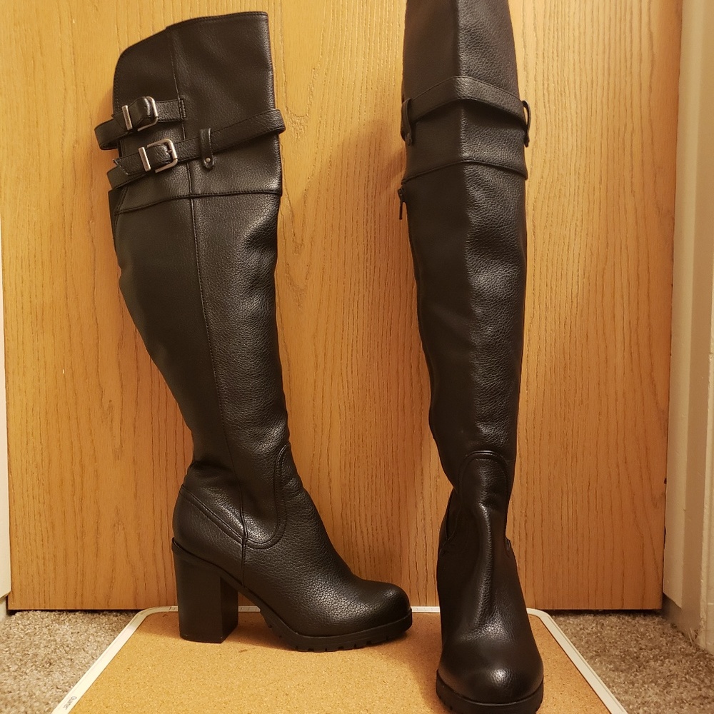 Brand New Knee High Black Boots